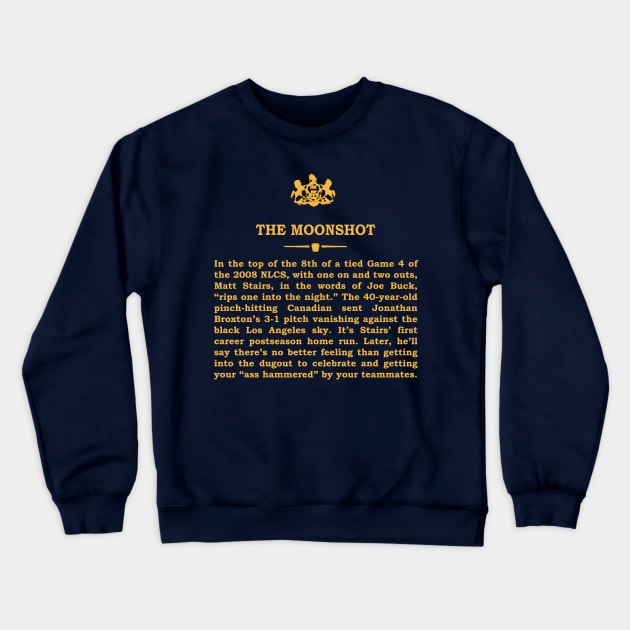 Real Historical Philadelphia - The Moonshot Crewneck Sweatshirt by OptionaliTEES